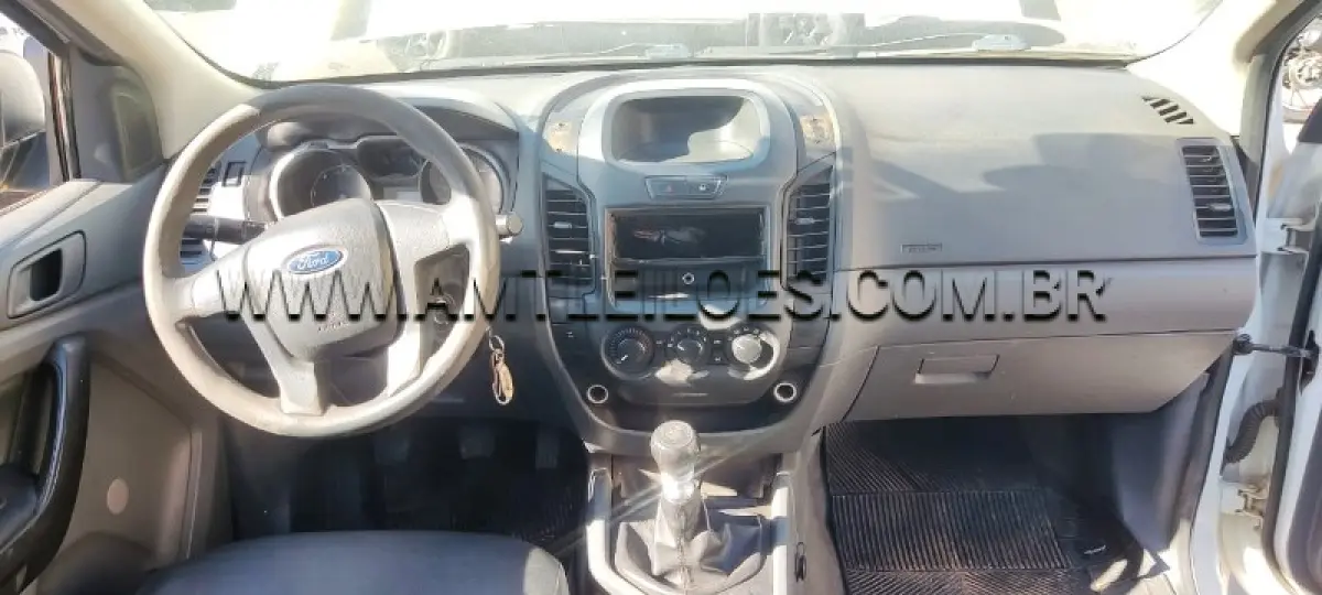 LOTE 161 - I/FORD RANGER XL CD4 22, ANO/MODELO: 2012/2013
