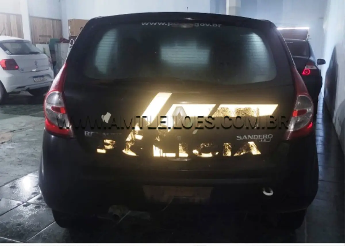 LOTE 202 - RENAULT/SANDERO EXP 16, ANO/MODELO: 2008/2008