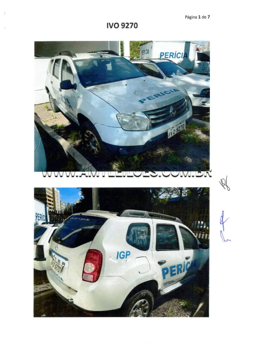 LOTE 156 - RENAULT/DUSTER 16 E 4X2, ANO/MODELO: 2014/2015