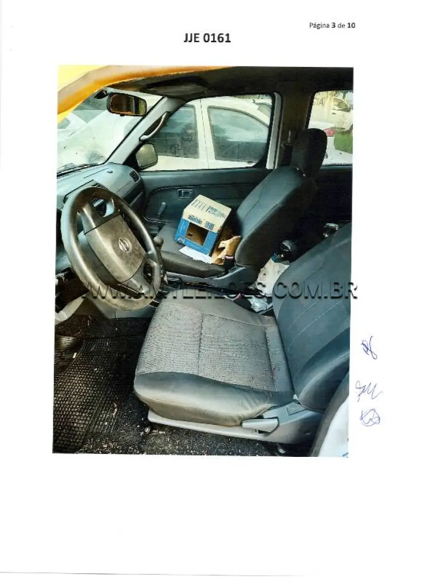 LOTE 157 - NISSAN/FRONTIER 4X4 XE, ANO/MODELO: 2007/2007