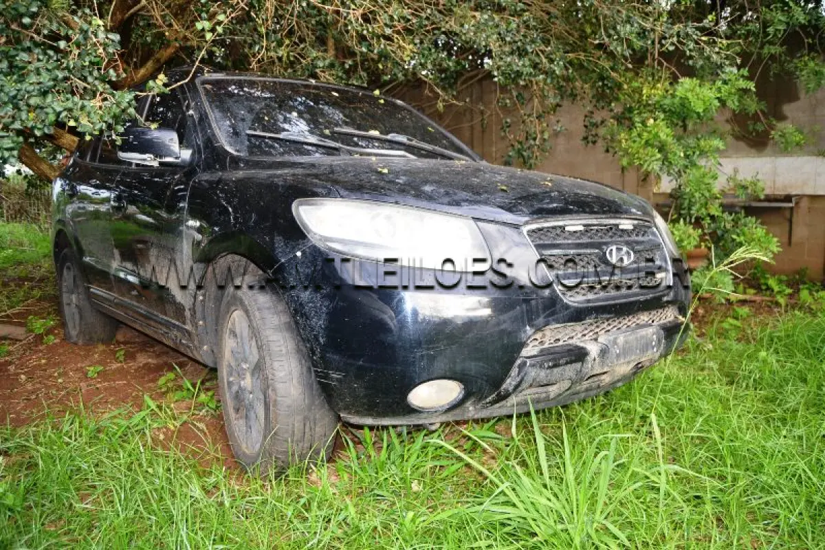 LOTE 016. - Marca: I / Modelo:  HYUNDAI SANTA FE V6  / Placa: EBR2F74 , Ano/Modelo: 2007, blindado, atingido pela enchente.