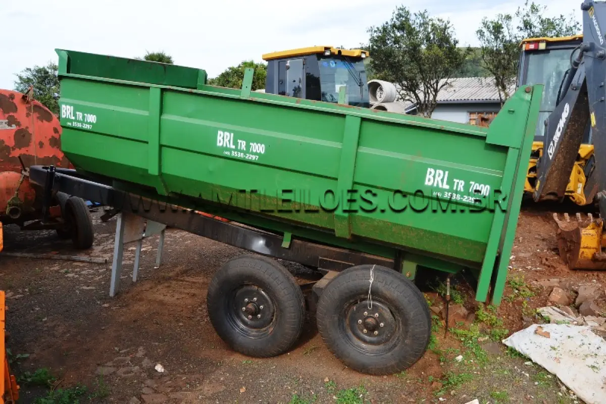 LOTE 008 - MARCA/MODELO: CARRETÃO AGRICOLA, COR: VERDE, ANO/MODELO/2024.