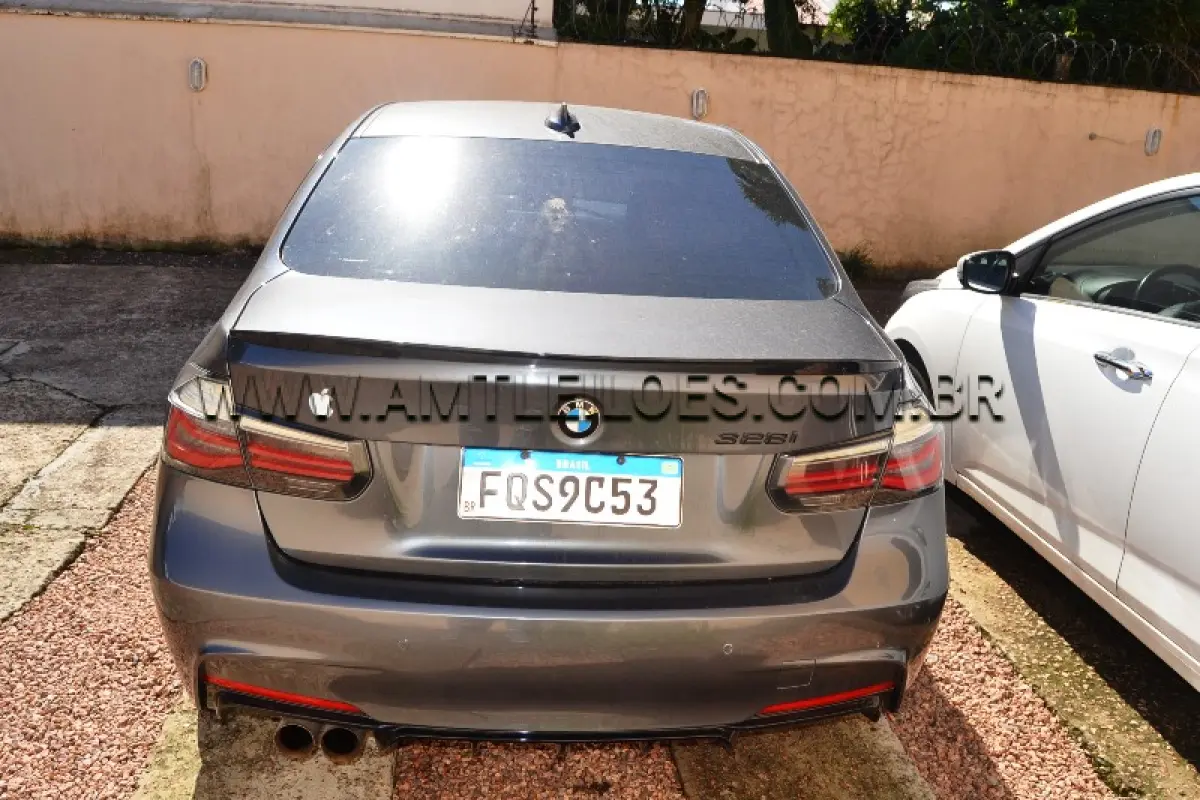 LOTE 015 - Marca: BMW / Modelo: 328I ACTIVE FLEX / Placa:  FQS9C53, Ano/Modelo: 2015 , Blindado.