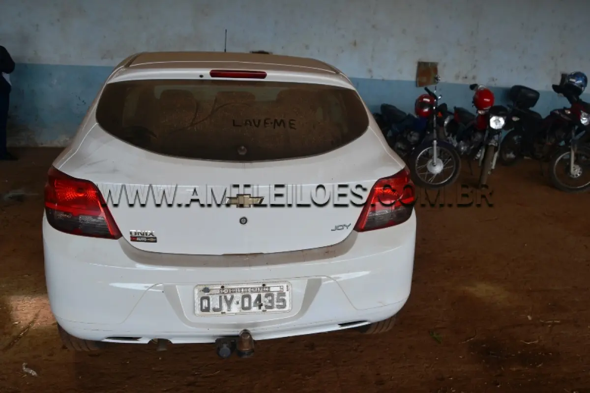 LOTE 004 - MARCA/MODELO: ONYX / 1.0MT JOY E,  PLACA: QJY0435, COR: BRANCA, ANO/MODELO: 2019, CHASSI:  9BGKL48U0KB248358, RENAVAM: 01198477013.