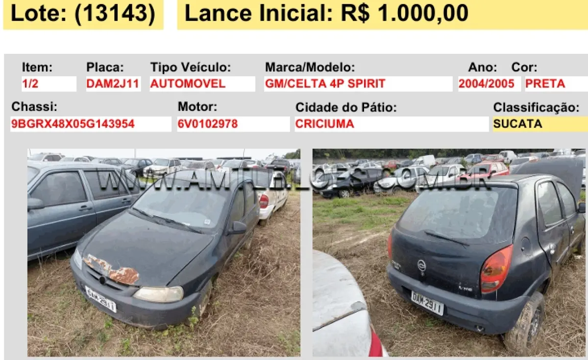 LOTE 13143