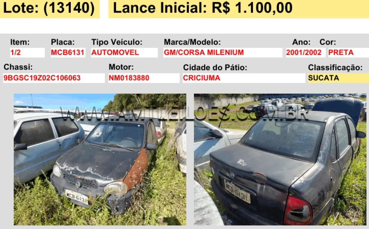 LOTE 13140